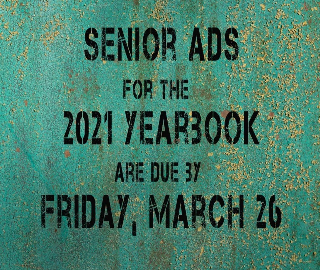 lahsYB's tweet photo. Reminder, tomorrow is the last day to submit a senior ad in the 2021 yearbook. More info is on the high school website. Email Mrs. Klotz with any questions. rklotz@lehighton.org https://t.co/OlUA8y953J