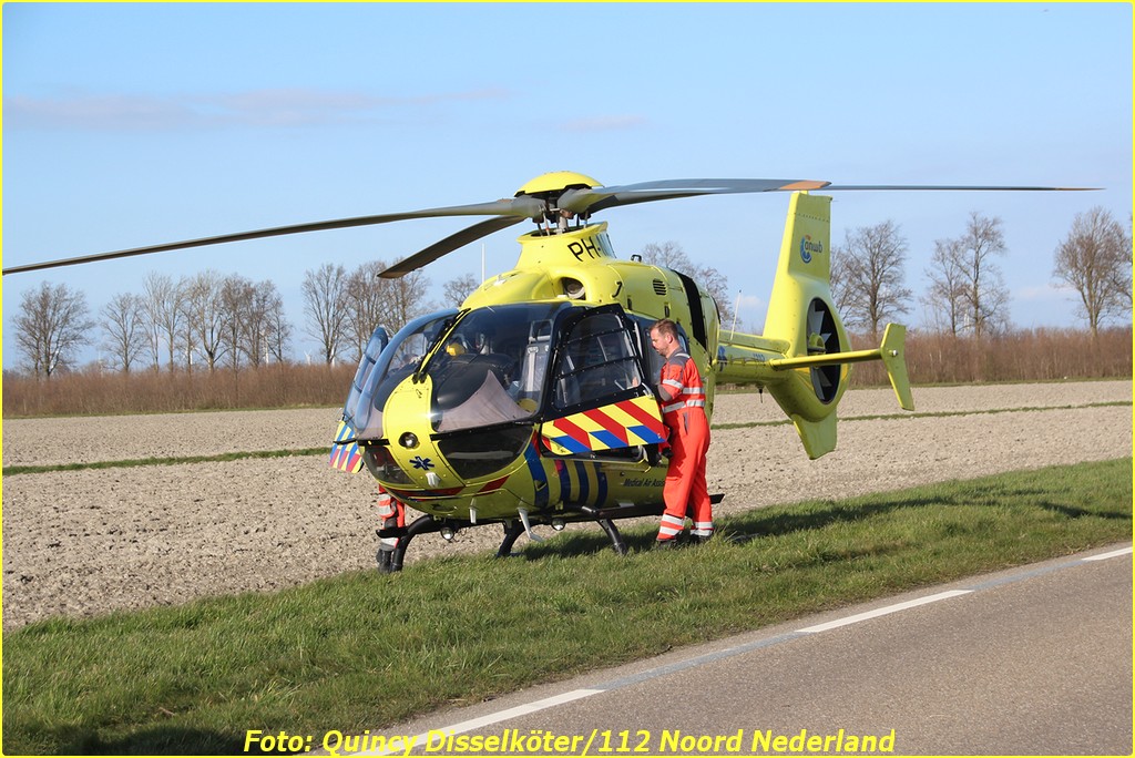 Traumahelikopter rukt uit voor ernstig ongeval Lelystad ..