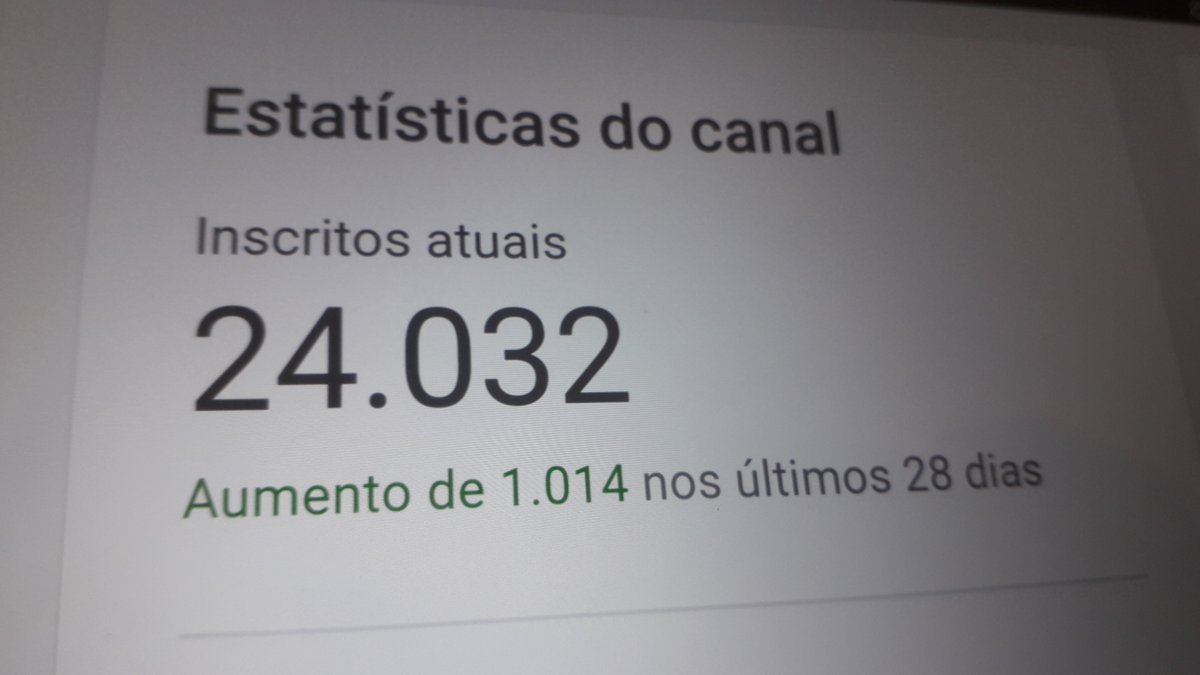 Venho aqui agradecer pelos 24 Mil inscritos. Obrigado de coração ❤️