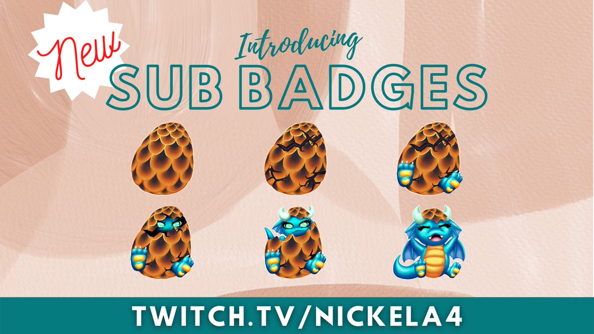 itsNickela4's tweet photo. Introducing new Twitch sub badges🥳I'm a little late to the game, but I LOVE the way these turned out! Major thanks to Ducky. Check her Fiverr out at https://t.co/VwGRK4DZuX 

#twitch #subbadges #fiverr https://t.co/C1pFCGt4OX