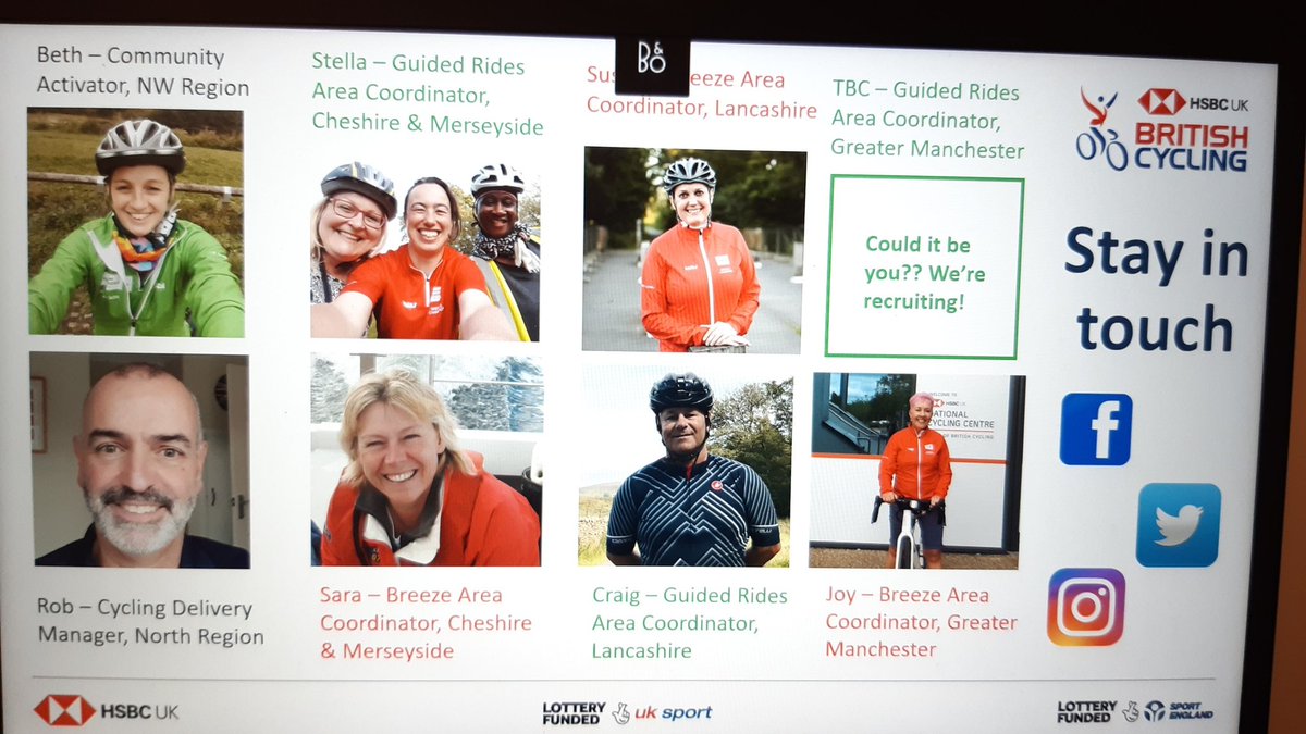 letsride_NW's tweet photo. Huge thank you to all our fantastic @BritishCycling @letsrideuk volunteers who joined for tonight's The Way Forward webinar. So much enthusiasm and excitement to get back out leading great rides across the NW region. 😁🚲👏🏾 #cycling #volunteers #letsride https://t.co/95akhX2KMb