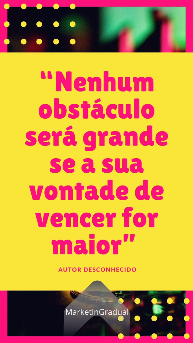 MKT_Gradual's tweet photo. Queira Vencer e se esforce para vencer!
#bomdiabrasil #Bomdia #BomSucesso #acredite #terçafeira #MarketinGradual #felizsemana #Felizterça #sucesso #determinação #batalhe #Selevante #façavalerapena #Vocêvaleapena #façaacontecer #vencer #vencedor #ousadia #coragem #foco #acreditar https://t.co/DVg0c2N9Ci
