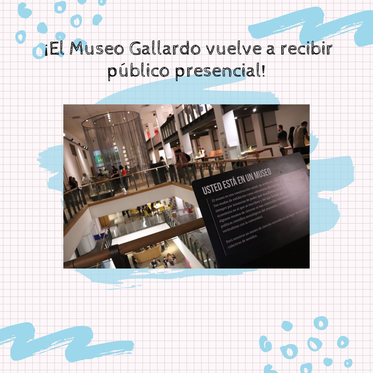 ReplicaDigiOk's tweet photo. ¡El Museo Gallardo vuelve a recibir público presencial!
 
📢 El próximo 𝘃𝗶𝗲𝗿𝗻𝗲𝘀 𝟮𝟲 𝗱𝗲 𝗺𝗮𝗿𝘇𝗼 retornan las 𝘃𝗶𝘀𝗶𝘁𝗮𝘀 𝗽𝗿𝗲𝘀𝗲𝗻𝗰𝗶𝗮𝗹𝗲𝘀 al espacio del @CulturadSantaFe
 
🚩 𝗖𝘂𝗽𝗼 𝗹𝗶𝗺𝗶𝘁𝗮𝗱𝗼 (𝗵𝗮𝘀𝘁𝗮 𝟭𝟬 𝗽𝗲𝗿𝘀𝗼𝗻𝗮𝘀) https://t.co/rtWgQv95Si