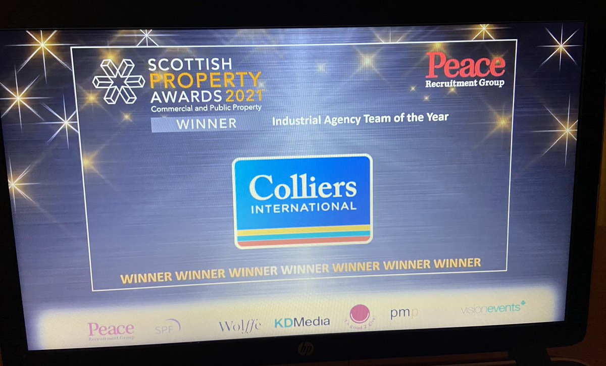 WestwayPark's tweet image. Congratulations to our joint agents @JLLScotland and @Colliers_UK for such well-deserved success in the Scottish Property Awards tonight #scotpropawards21 #comprop #realestate