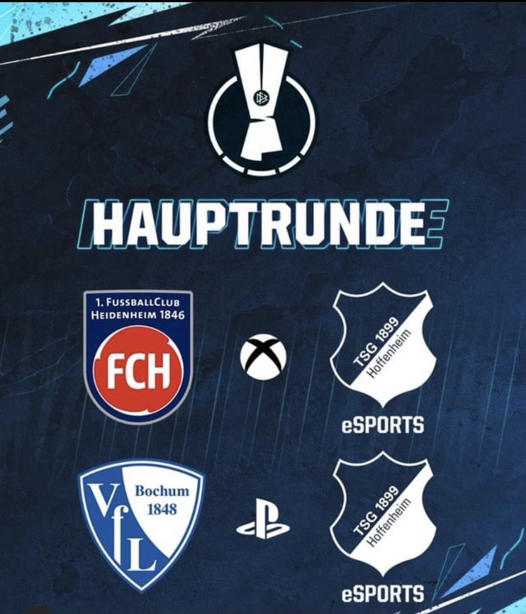bassinhoo's tweet photo. Was ein Los für den #eDFB-Pokal 🔥
Gleich 2 VBL CC Grand Final Teilnehmer in der 1. Runde jeweils 🤯
Besonders auf das Wiedersehen mit @VfL1848eSports freue ich mich sehr! 💪🏻 https://t.co/uFKbbUQswi