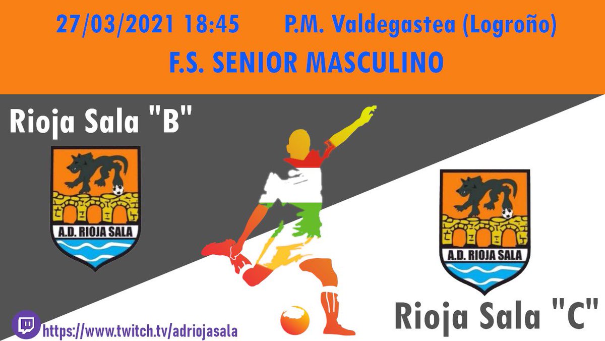 HORARIOS 

El Tercera buscará seguir con la buena dinámica de resultados.

Derbi de Riojas en la categoría Senior.

Partido vital del DH en tierras aragonesas.