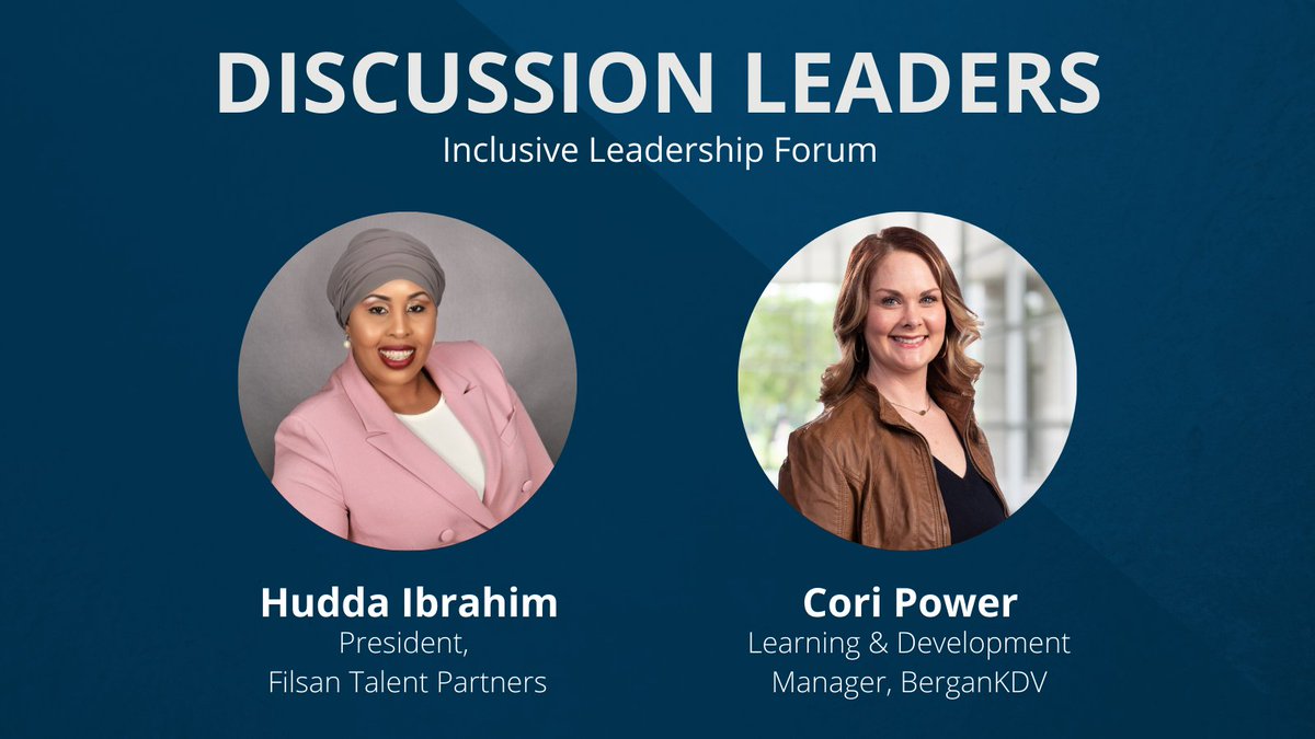 AndersonCenter1's tweet photo. We are thrilled to introduce our Discussion Leaders for the upcoming Inclusive Leadership Forum!

Visit our website for full bios and contact Rebecca Clobes at rebecca@anderson-center.org for more information. https://t.co/kPPtTPfCXw