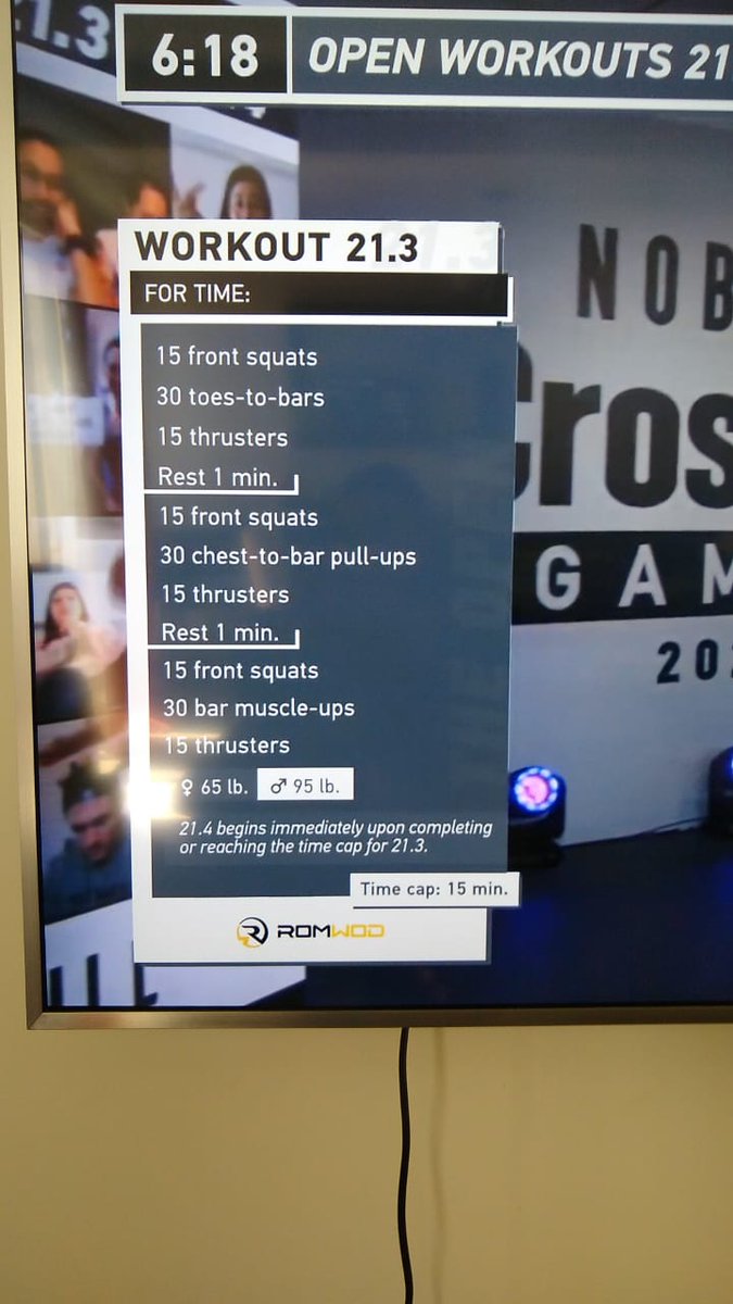 esveda36_vega's tweet photo. Que buen momento para que me salgan los muscle-up para el #21point3 😂 https://t.co/c9uzHPDB30