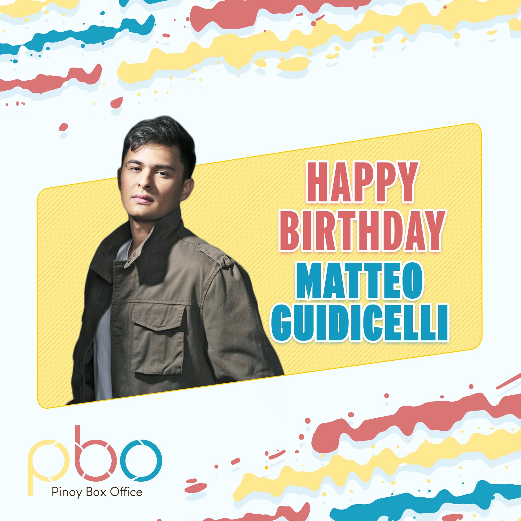 Happy birthday, Matteo Guidicelli! Wishing you a day filled with happiness and love! 