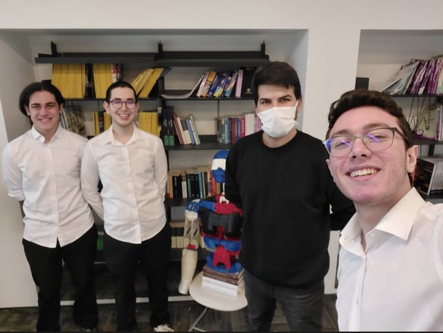 bk_nakkastepe's tweet photo. Öğrencilerimiz Umut Yunusoğlu, Arda Düzyol ve Sarp Utku Akalın, TÜBİTAK projeleri yarışması, Asya bölge sergisi, teknoloji tasarım alanında sunumlarını gerçekleştirdiler. Öğrencilerimize başarılar dileriz. @bk_nakkastepe https://t.co/43YQGYR08L