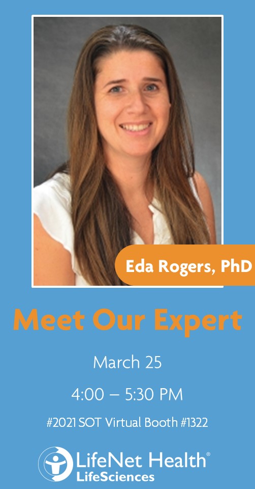 LifeNetHealth's tweet image. Visit LifeNet Health LifeSciences expert scientists at #2021SOT. They are eager to share exciting developments around our expanding portfolio of high-quality, human-based research solutions.  #invitrotesting #human3Dmodels #safetyassessment bit.ly/3bDiRgq