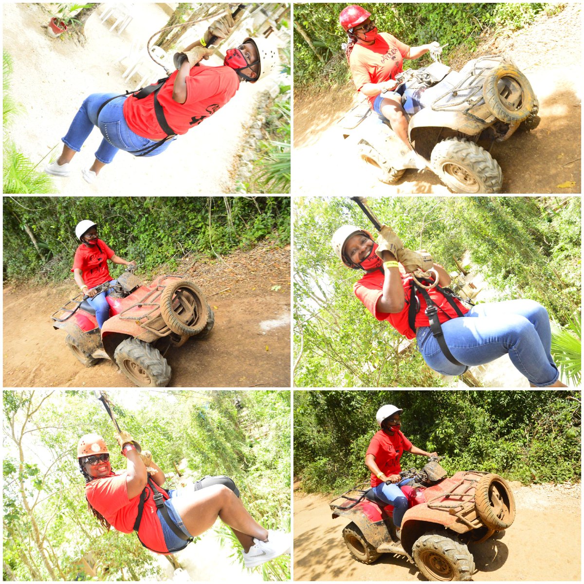 bestn09's tweet photo. I had fun on my final day in Cancun ATV driving and Ziplining with birthday girl @WendysDivineTr1. Thank you Extreme Adventure Cancun for an amazing day!! This vacation was all about trying new adventures in a new place for the 1st time.
#chapter49begins
#chapter53begins https://t.co/GL3SueyrYz