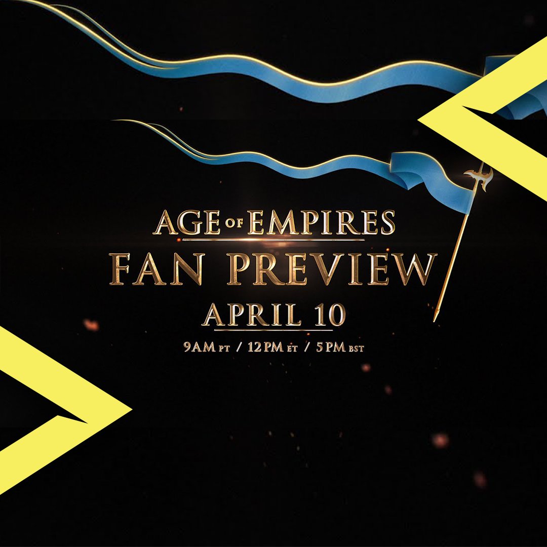 VIENEN ANUNCIOS

Age of Empires protagonizará un evento digital para los fans, este próximo 10 de abril.
Podrás verlo en la web oficial del juego, Twitch, Facebook y en el YouTube de Xbox.

#ageofempires #Gameplay