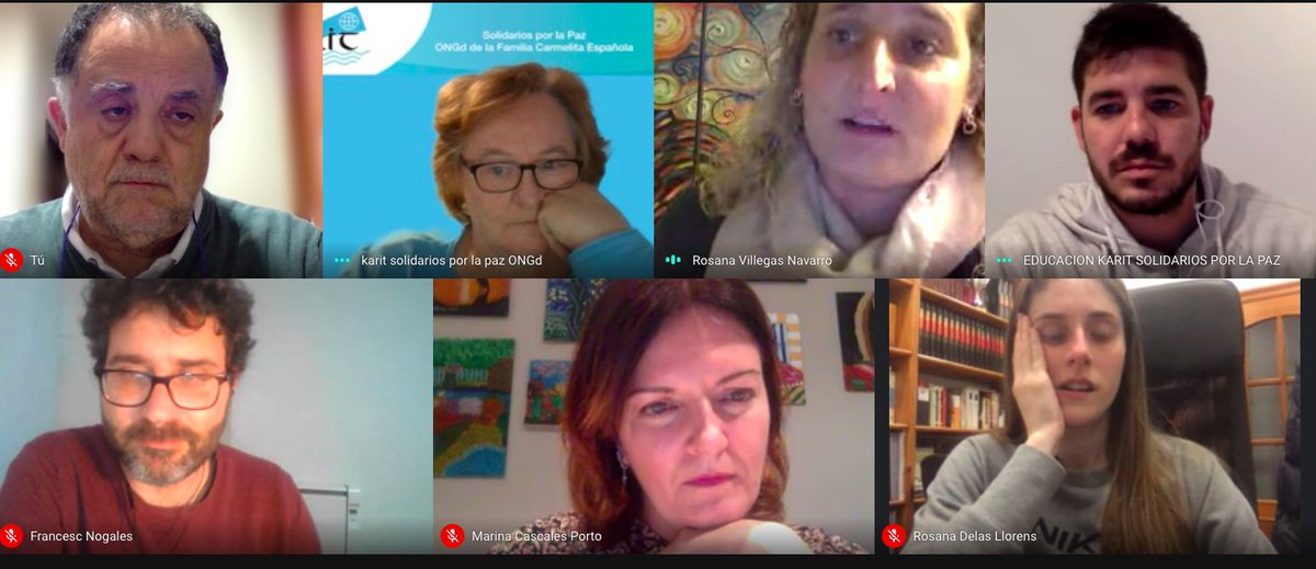 Karitsolidarios's tweet photo. Trabajando en Educación para el Desarrollo, elaborando materiales sobre el ODS 3. Muchas ideas, mucha generosidad, mucha fuerza... #ODS #EpDH #educación https://t.co/fQsPOyrk0O