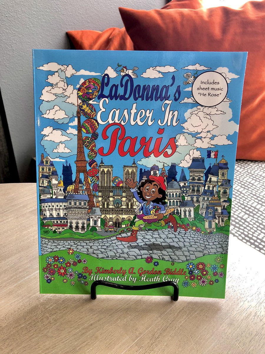 Join us today Thursday, March 25 from 2-2:45pm for a virtual book talk with our very own Kimberly Gordon Biddle. She will discuss her children’s book “LaDonna’s Easter In Paris”. Autographed books are available. 
Join us via zoom: 
us02web.zoom.us/j/81529352611?…