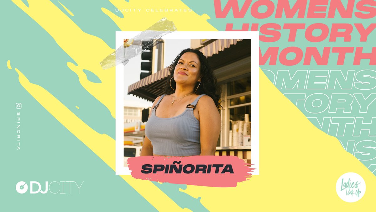 DJcity's tweet photo. In honor of #WomensHistoryMonth, we are showing love to talented DJs around the country. Today we feature @Spinorita.

A unifying force in Los Angeles’ underground music community, #Spiñorita's radio show #CasualPlay &amp; @Twitch sets have grown her fanbase worldwide.

#LadiesLinkUp https://t.co/oHT7l8xRbI