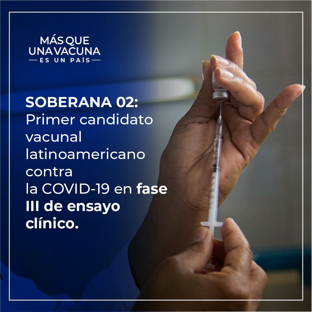 CUBAH0RA's tweet photo. #MásQueUnaVacuna | #Soberana02, creada por el @FinlayInstituto hizo historia el tres de marzo al convertirse en el primer candidato vacunal de América Latina en pasar la última fase de estudio. https://t.co/PVoGBGtjBi
