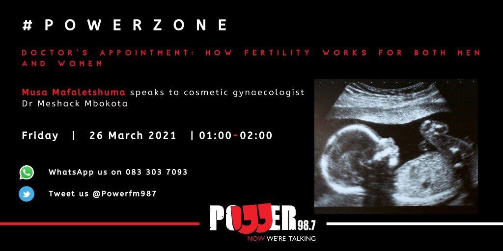 hwcwsa's tweet photo. Tune in to #98.7 Power FM tomorrow morning as we will discussing the fertility process for both males and females. #hwcw #gynecologist #DrMbokota #Powerzone https://t.co/HoO2pbwRuA