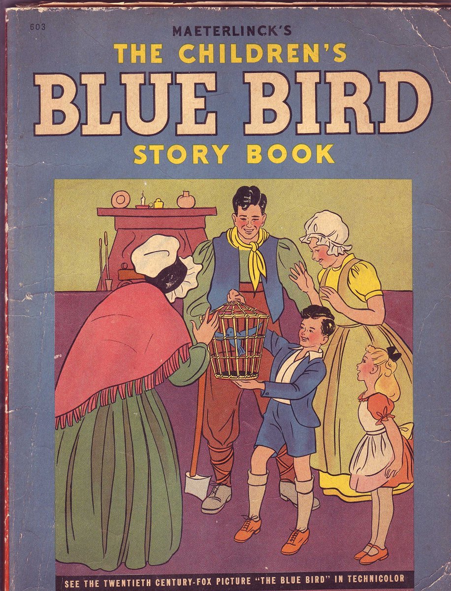 "eventually, of course, the children arrive back at their home where they discover that the Blue Bird of Happiness has been there all along". but there are major occult themes throughout this play, and it's very similar to the Wizard of Oz, btw