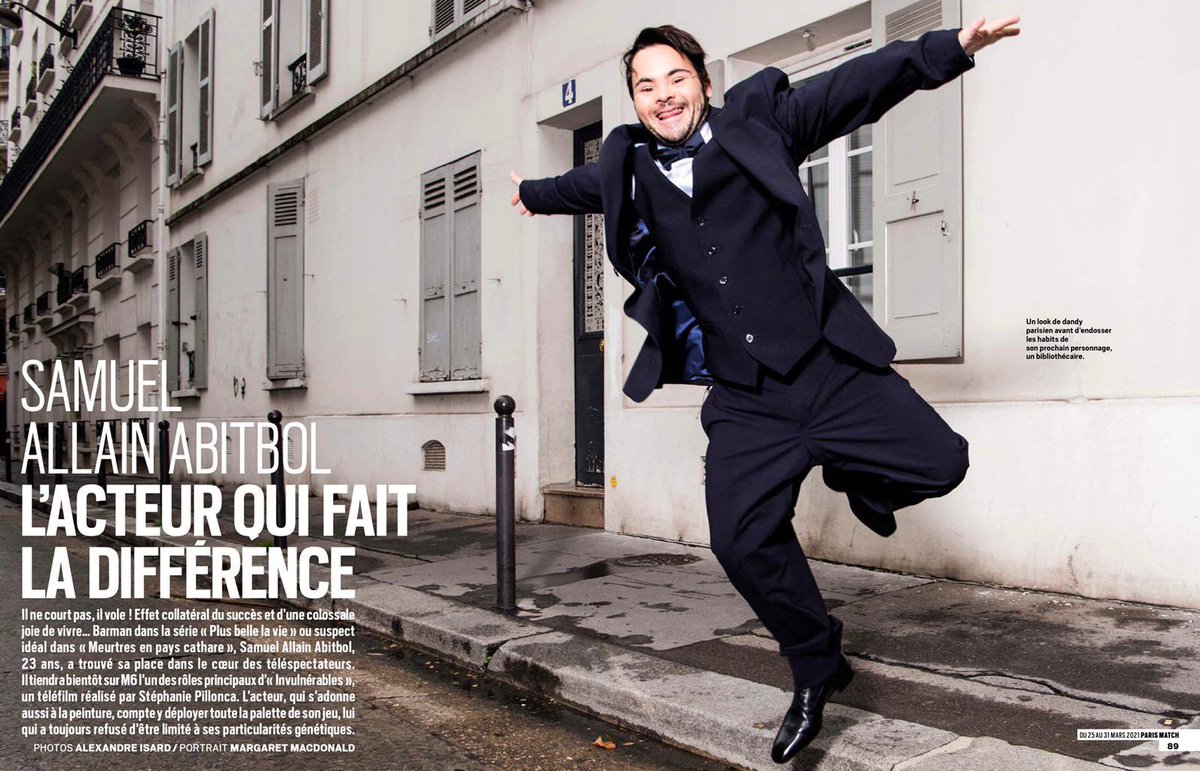 T21Espoir's tweet photo. #JeSuisCapable 💙💛Bravo Samuel Alain Abitbol, acteur extraordinaire qui fait la différence et prouve que le talent, tout comme l’amour, ne compte pas les chromosomes ! 👏🏻👏🏻👏🏻#Trisomie21 #DownSyndrome via @SPillonca 👍🏻 https://t.co/n7MQ37wk4S