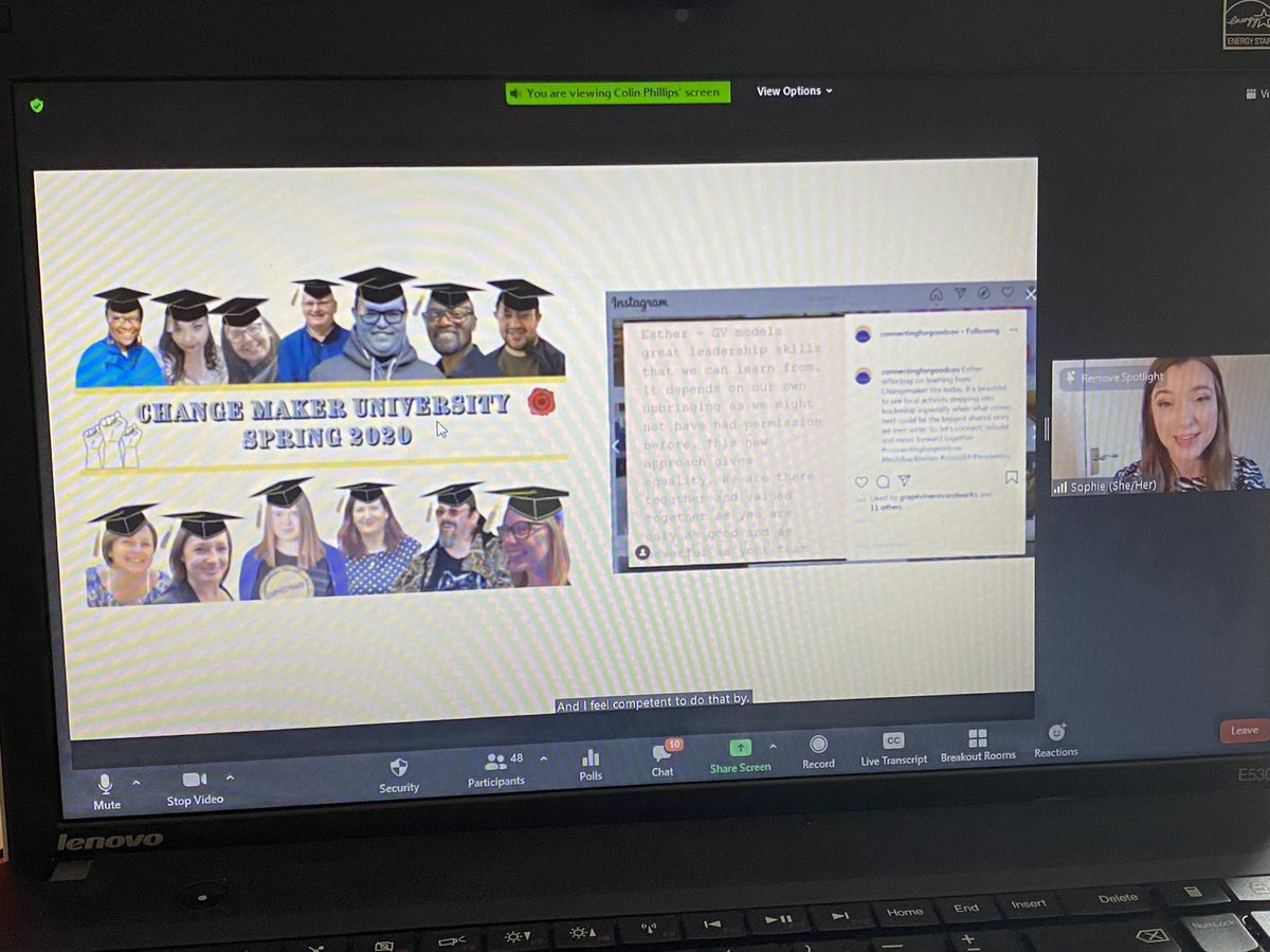 WhoseShoes's tweet image. And @grapevinecandw! 
An incredibly inclusive organisation on our doorstep. I loved attending their 25th anniversary celebration in 2019 and then at our #WhoseShoes sesh this week learning about what they’ve been up to during Covid. #CreatingTomorrowToday #BMJLeaderchat #Coventry