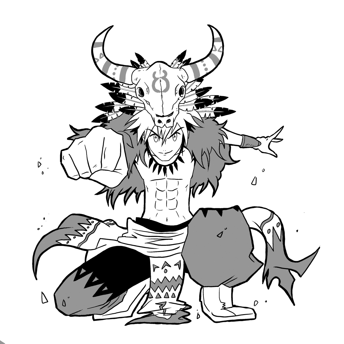 Knight0fCrimson's tweet photo. Taurus #original #knightofcrimson #manga #royalgate #warrior #royalhunter https://t.co/WqZRgnqeqN https://t.co/vt1e3lEarG