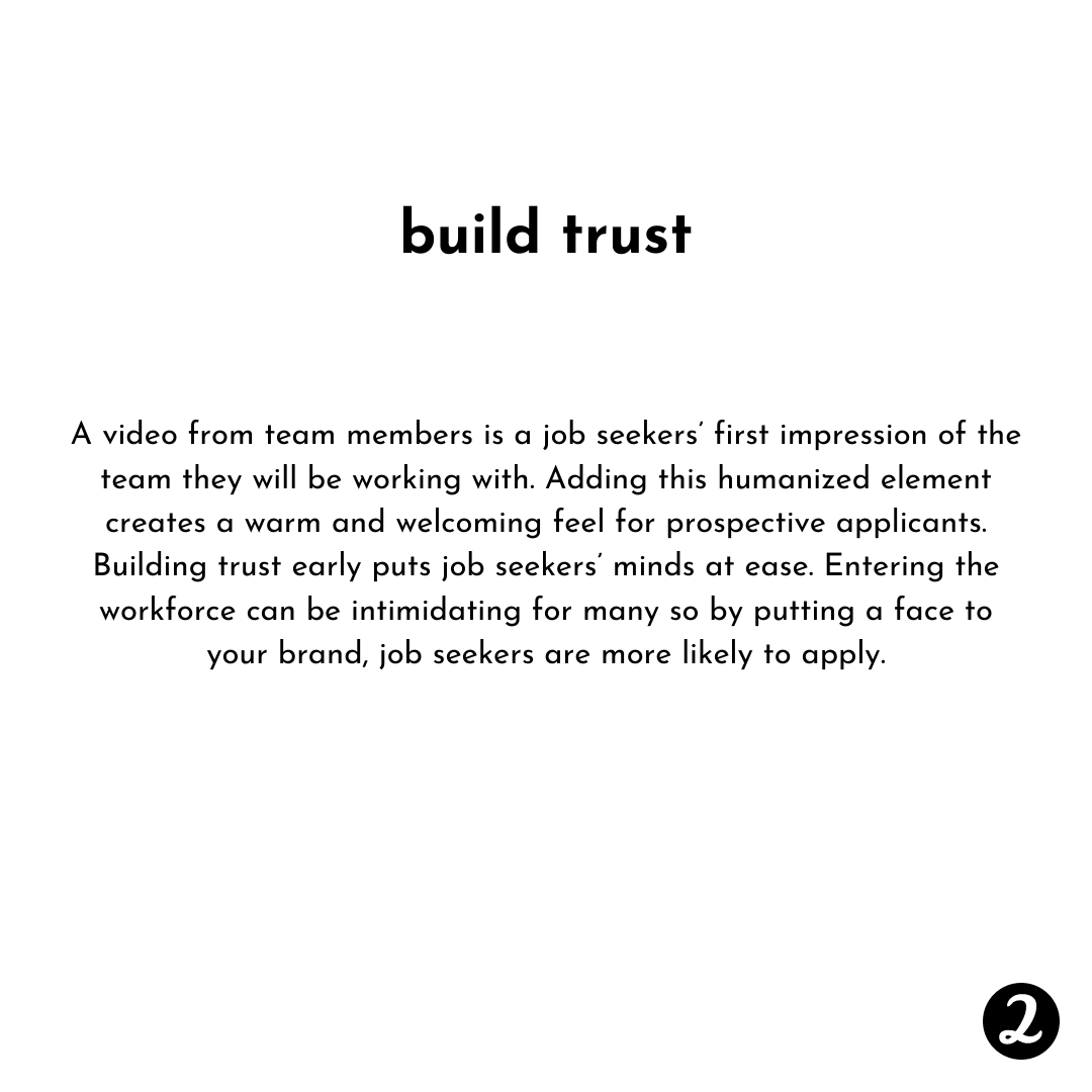 UNMETJobs's tweet photo. Employers, we know you've considered skipping the "Add Team Video" step on your company profile. We get it! However, here are 3 important reasons NOT to skip it👇. Check out the full blog on our website for more! (link in bio)

#UNMETJobs #Employers #CompanyCulture
@azcommerce https://t.co/FNaBQXPd9r