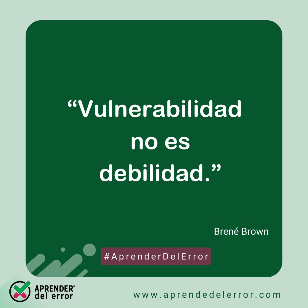 AprendeDelErro's tweet photo. #Lunes y #Jueves de #Inspiración 🔔

#AprenderDelError #AprenderDelFracaso 

Si tenés alguna frase que te inspire... escribila debajo y la compartimos!!!! 😉

✅
❌
✅
❌
✅

#BreneBrown #Fracaso #Aprendizaje #Resiliencia #Liderazgo
#Fracasos #Error #Errores #Fail https://t.co/F4QgQEaAJX
