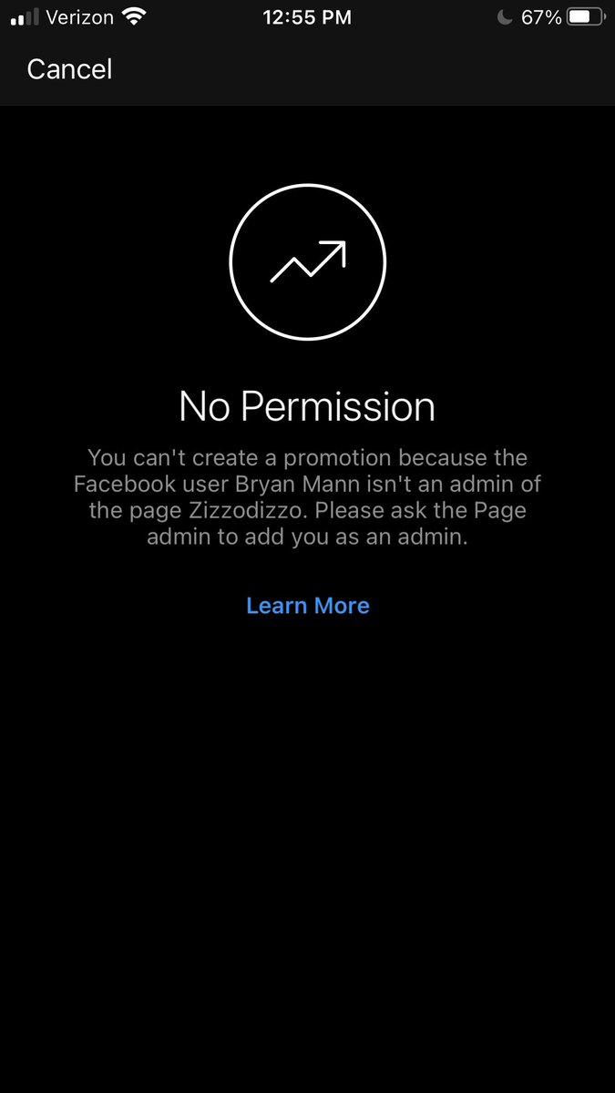 ZizzoDizzo's tweet photo. @instagram  I will not let me run a promotion advertisement and I  am the admin for ZizzoDizzo on Facebook page 
why is it giving me an error message when I am the admin of the page that is associated with my Instagram and linked to my Facebook account #instagramsupport 
￼
￼ https://t.co/PuwxpCsRxZ
