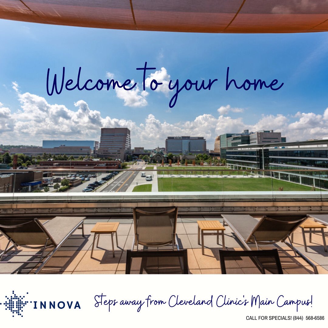 InnovaLivingCLE's tweet photo. Welcome to your home at Innova! If you matched in Cleveland - this is the place to be! Steps away from work. #workhardliveeasy https://t.co/pBMN52KfcA