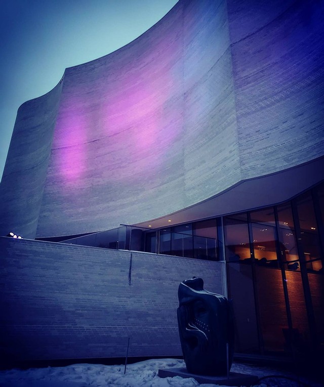 APTNNews's tweet photo. Take a sneak peek of Qaumajuq, the @wag_ca’s new 40,000-square-foot Inuit art centre – now the largest collection of Inuit art in the world. Watch live now: https://t.co/haIqXEJ0JV

Photos by Lindsay Reid. https://t.co/P2HDAfrCHt