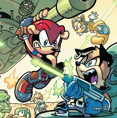 Semi Frequent Sonic Facts 🔫 on X: Mighty's incredible strength in Sonic  Mania originates from the Archie comics. He's actually much stronger in  that continuity.  / X