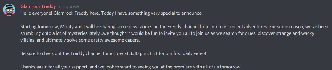 McFnafYoutube's tweet photo. The Freddy channel is coming back! https://t.co/70L8RvSPLD https://t.co/3rtd9TTbME