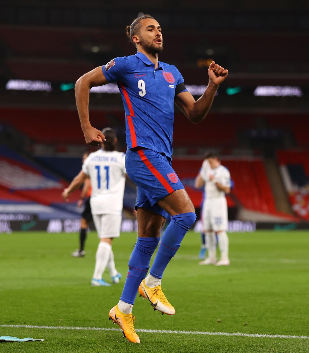 England's tweet photo. 3️⃣ goals for the #ThreeLions 💪

Love it, @CalvertLewin14! https://t.co/xi1IbbMnwM