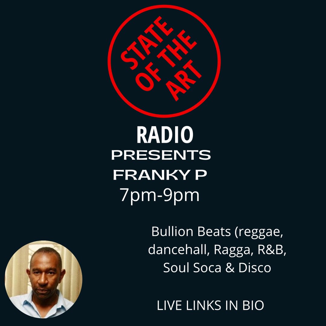 StateOfTheArtR's tweet photo. Calling all REGGAE LOVERS hottest new UK radio station #radio #radiostation REGGAE NIGHT until 1 o’clock in the morning #24houraday #alexa LIVE LINKS IN BIO come give us a listen @onlinelisten @71djbash @ferraribentley_ @NijiMagazine @ArtistRTweeters @onlineradiobox @sanctify777 https://t.co/T1EAYvcAl5