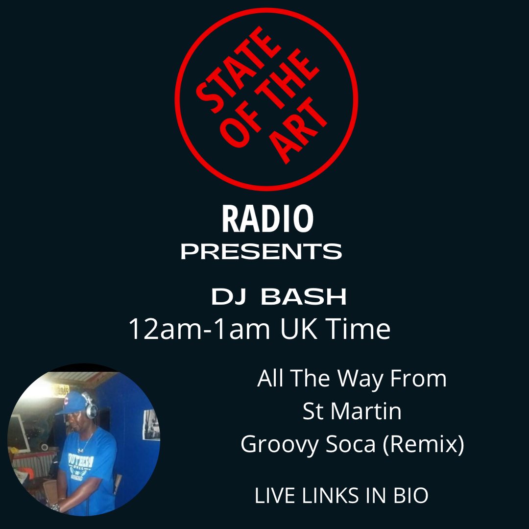 StateOfTheArtR's tweet photo. Calling all REGGAE LOVERS hottest new UK radio station #radio #radiostation REGGAE NIGHT until 1 o’clock in the morning #24houraday #alexa LIVE LINKS IN BIO come give us a listen @onlinelisten @71djbash @ferraribentley_ @NijiMagazine @ArtistRTweeters @onlineradiobox @sanctify777 https://t.co/T1EAYvcAl5