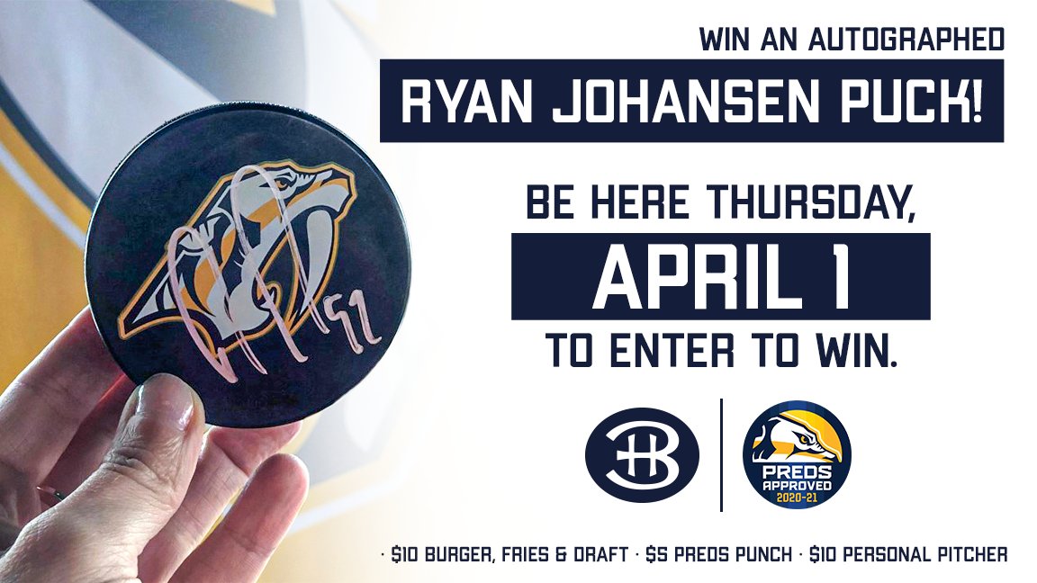 thirdandhomebar's tweet photo. CHANGE IN PLANS: We know the weather is questionable. We know you want to win this autographed puck.
Let's try it NEXT week instead. We will still be open tonight!
Stay safe!
#PredsApproved https://t.co/TeBPFgrxRe