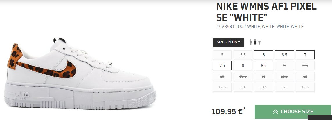 RESTOCK Nike Air Force 1 Pixel Leopard on Afew

track.webgains.com/click.html?wgc…