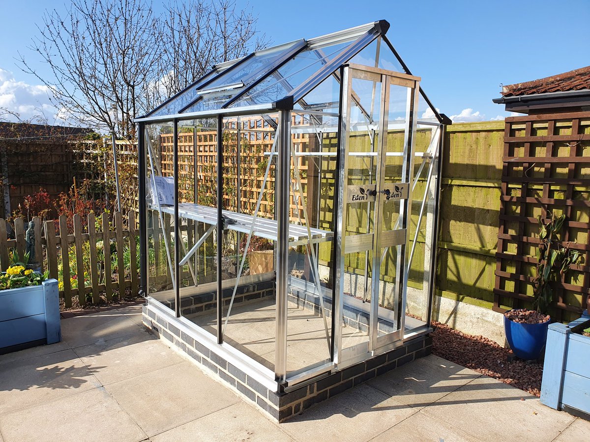 Todays Install Eden Birdlip 46 in Mill with Toughened Glass installed in Grantham <a href="/JulianaGroupLtd/">Juliana Group Ltd Greenhouses</a>