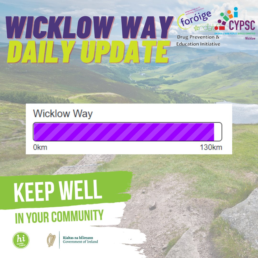 Eek! We're so close! Don't forget to send us your pictures from taking part in the challenge #WellDoingforWellBeing #WeAreForoige