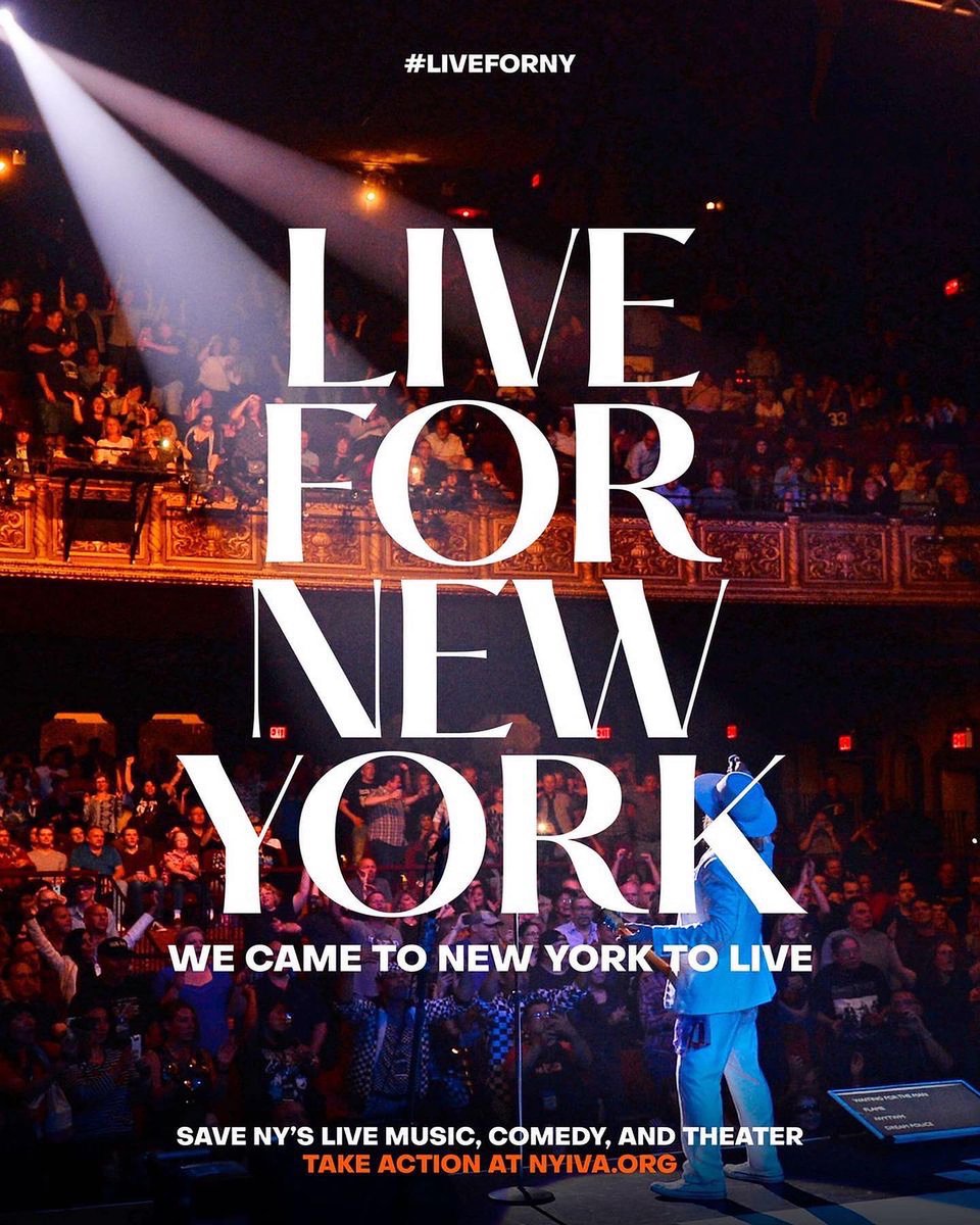 Independent venues were the first to close, & they’ll be the last to reopen. With our uncertain future, @nyivassoc needs critical support from The State to keep us open & bring the arts back to #NYC. Go to NYIVA.org to take meaningful action NOW! #liveforNY
