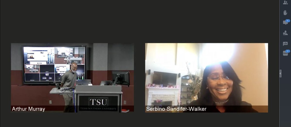 Ktsu2N's tweet photo. TSU’s Arthur Murray & Serbino Sandifer-Walker team up to showcase how to report broadcast news, shoot stories, and edit a complete package during #TSUCOMMWEEK #KTSU2News #KTSU2 #TwitterNewschat https://t.co/N2SME68kjK