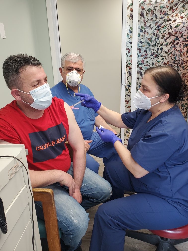 Thank you President Biden and Governor Cuomo, job done 100 Moderna vaccine injected in 2 days. Please send more. Dr. Ozcan