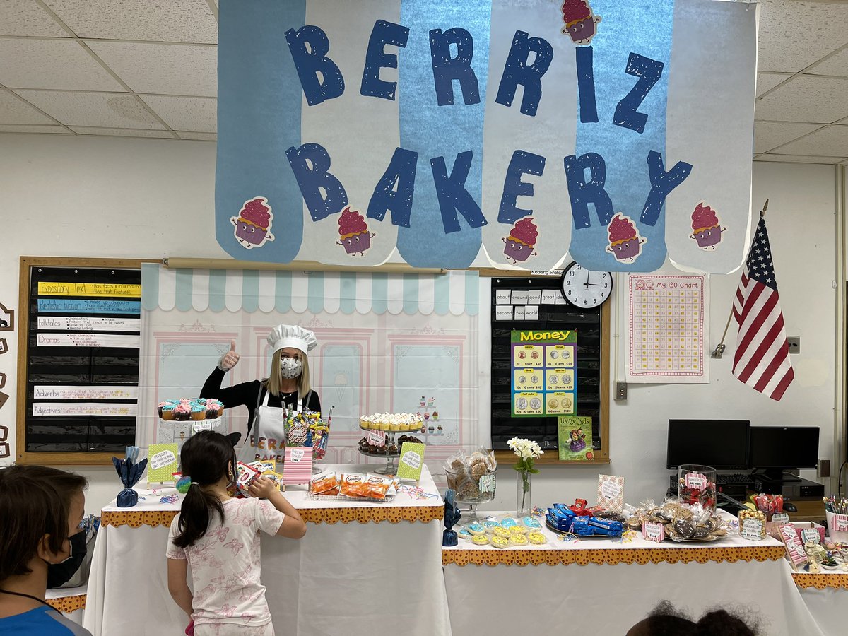 lydis_berriz's tweet photo. Second graders at @SPEpanthers earn Learning Money for different achievements and then we turn the classroom into a bakery to spend the money. @MDCPSSouth @MDCPS https://t.co/ffrD5eJG7E