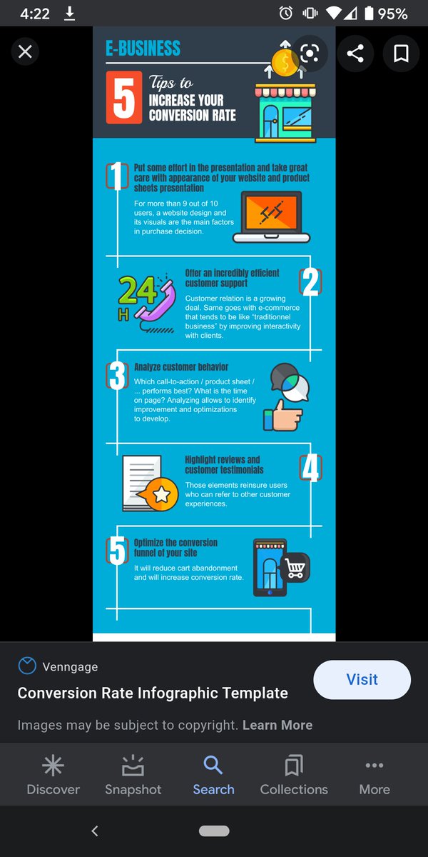 Conversation rate optimization was the most interesting metric to me since that is where you have succeeded fully on your goal. This infographic explains how you can optimize that experience &amp; close the sale #COMI610