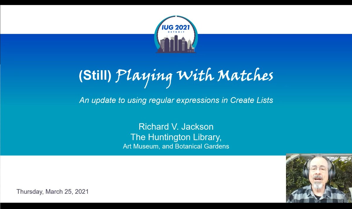 rachel_catlady's tweet photo. #IUG2021 4 PM session off to a great start "(Still) Playing with Matches: Using Regular Expressions in Create Lists" uses MarcEdit #regexes "find+replace" example to explain the application of metacharacter regexes in @iii_Innovative CL queries with the matches condition 1/3 https://t.co/n6AOrBfM3w