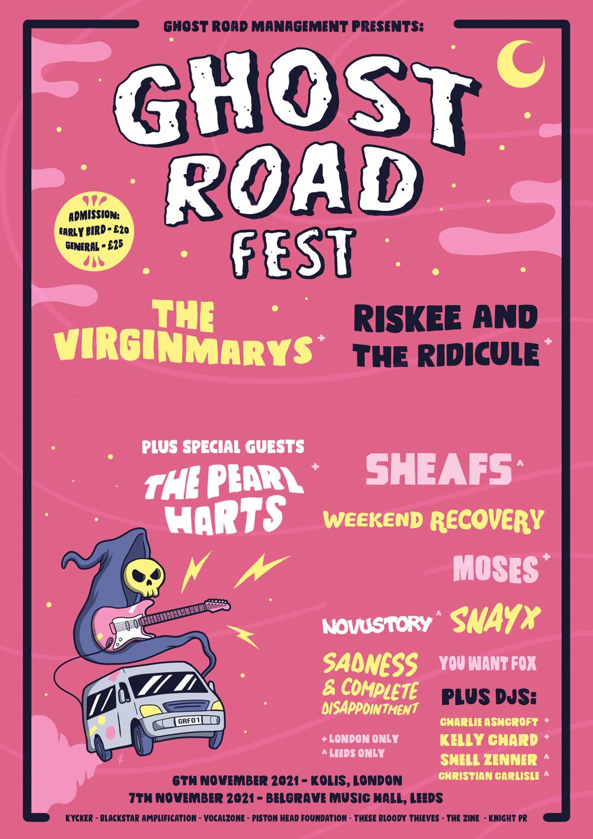 More and more festivals being announced with lack of representation. #GhostRoadFest is proud to proportionally represent!!