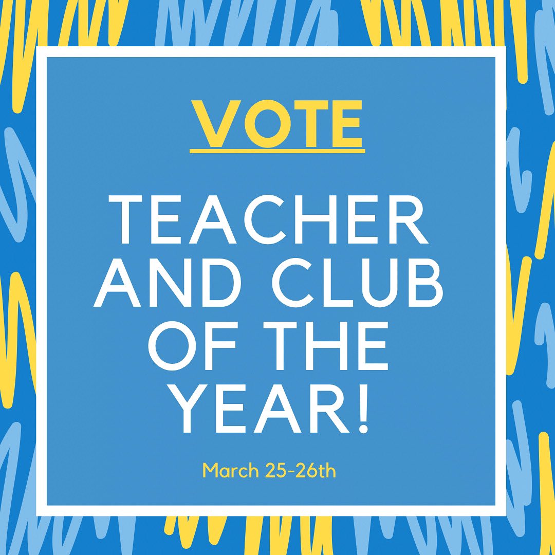 LWCSGA's tweet photo. Voting for Teacher of the Year and Club of the Year is open!! It will close at 3:30 pm tomorrow (March 26th). Check your email for the form! https://t.co/PpUVtwIvN1