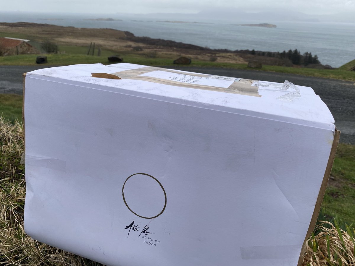 Mintcroftskye's tweet photo. What a treat!  @aktarathome curry feast from @aktarislam. Are we your most Northernly customers? Thanks @TomKitchin for the tip. #BirminghamtoSkye @MichelinGuideUK #Skye #currybox https://t.co/Zid4pR3jaN