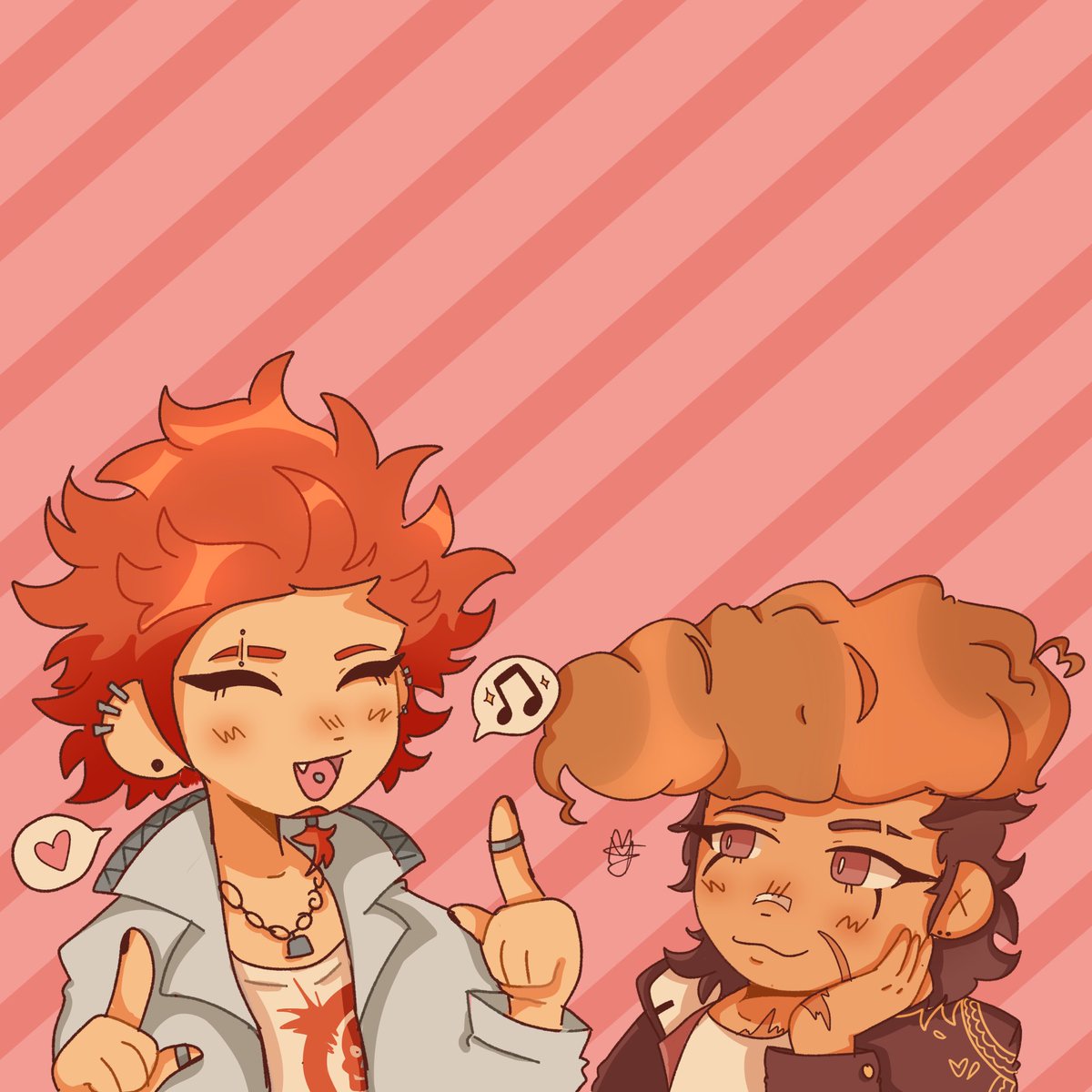 bvntao's tweet photo. THEY R IN LOVE YOUR HONOUR‼️‼️ #danganronpa #drthh #mondooowada #leonkuwata #leondo #mondoleon https://t.co/LANpF1NOPE